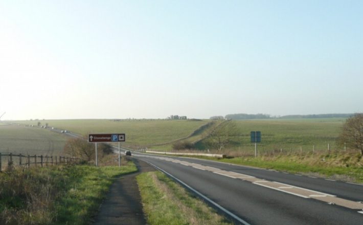 An image of the proposed tunnel for the A303 at Stonehenge