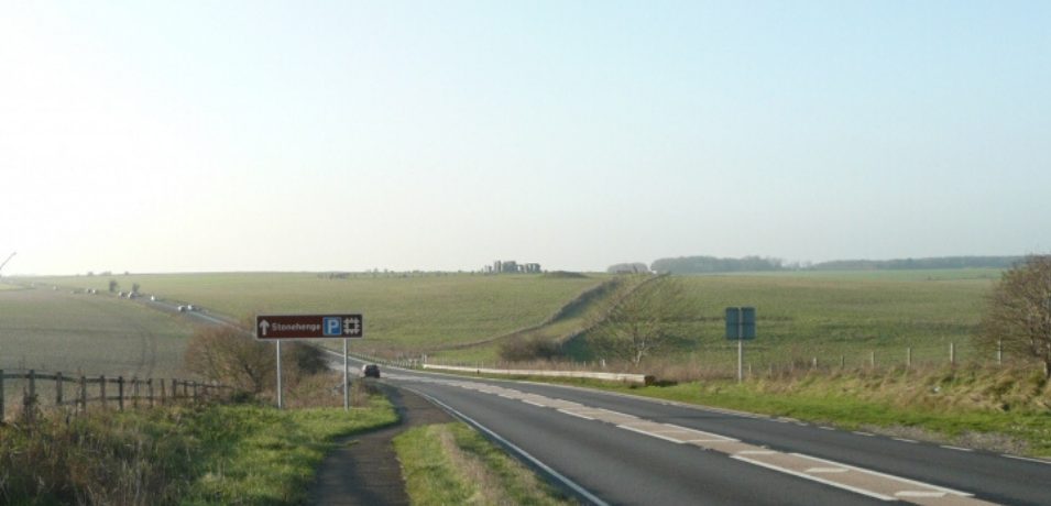 An image of the proposed tunnel for the A303 at Stonehenge