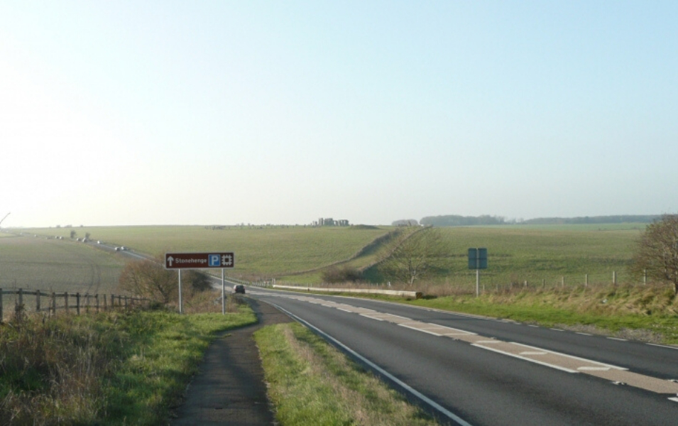 An image of the proposed tunnel for the A303 at Stonehenge