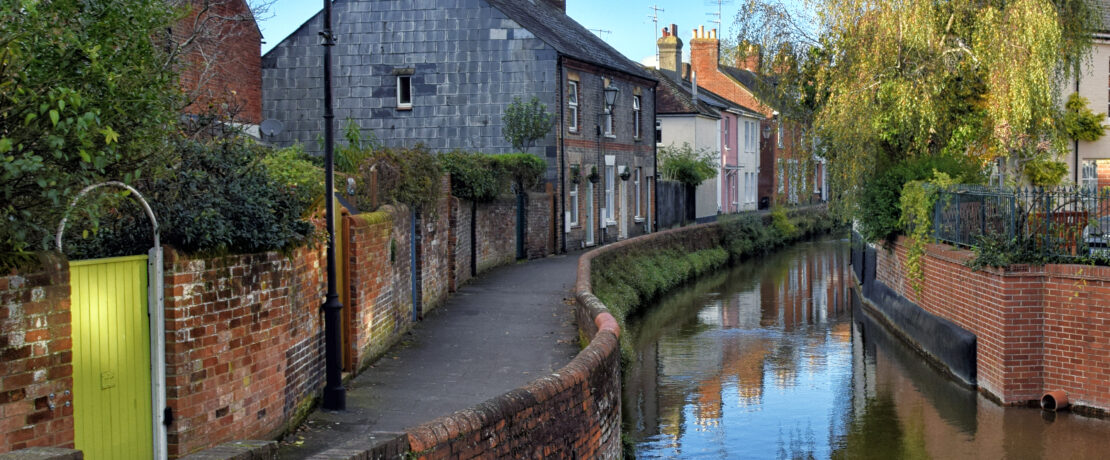 Photo of Water Lane, Salisbury in the Spring