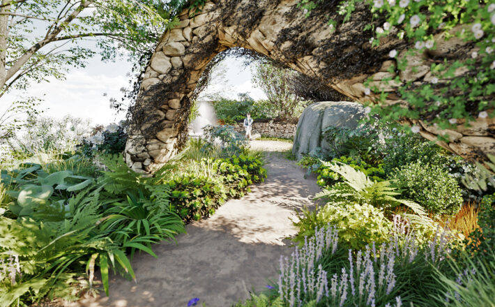 View of The Campaign to Protect Rural England Garden: ‘On the Edge’